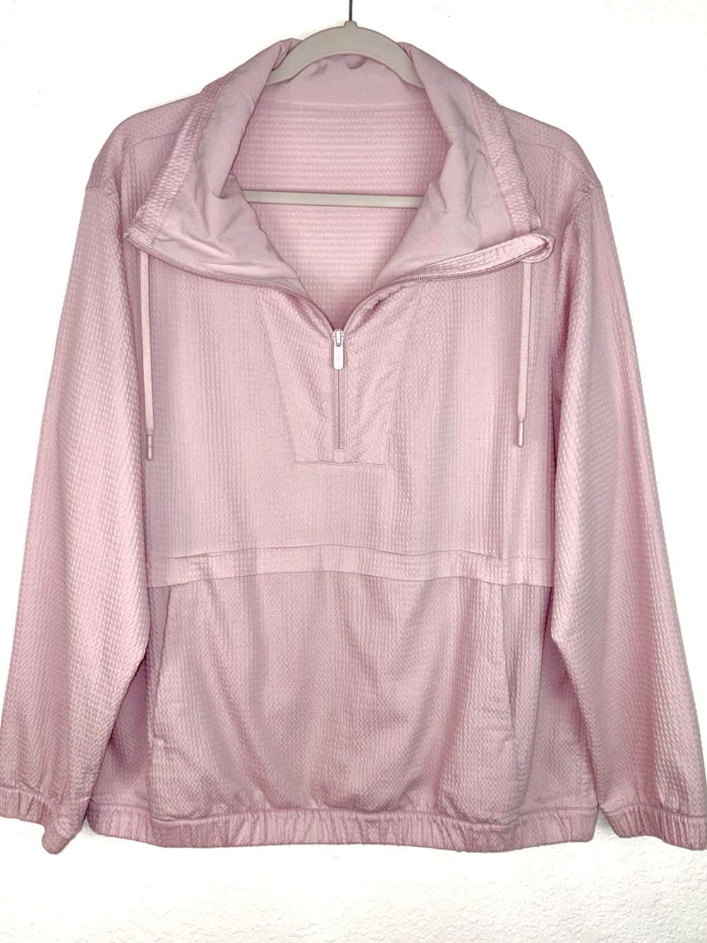 Lululemon Pack Light Pullover Porcelain Pink size 10 or 12 *Packable